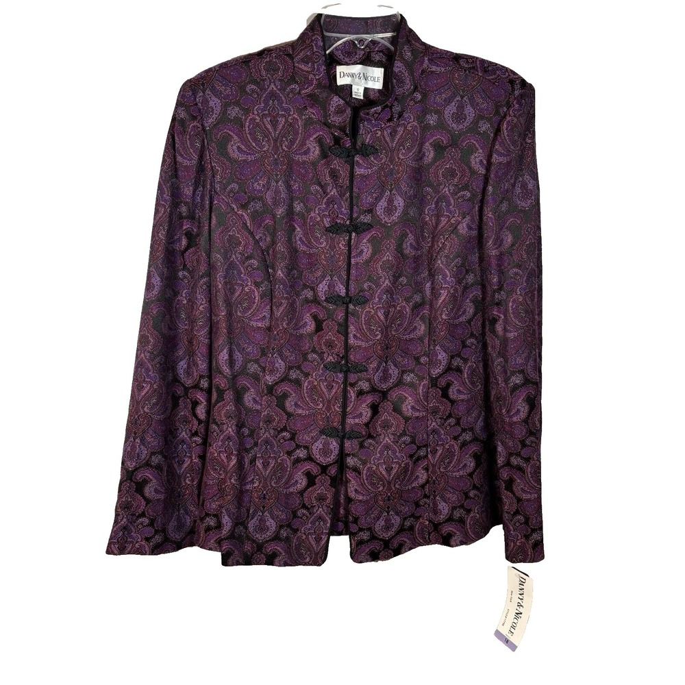 Danny & Nicole Purple Dress Jacket Women's Size 18